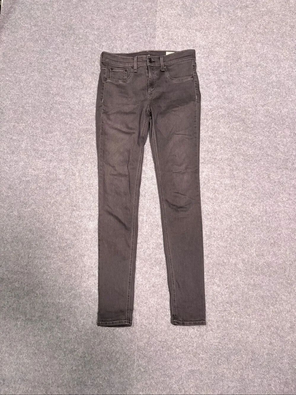 rag & bone/JEAN Black Legging Skinny Jeans Women’s Size 28 Mid Rise Stretch